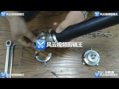 ASTM D 1599 φ40mm Round Metal End Caps 20mPa Max Pressure With Convenient Operation