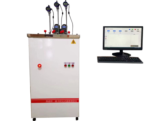 Automatischer Probenrahmen mit Aufzug HDT Vicat Prüfmaschine zur Temperaturprüfung von Verformungen