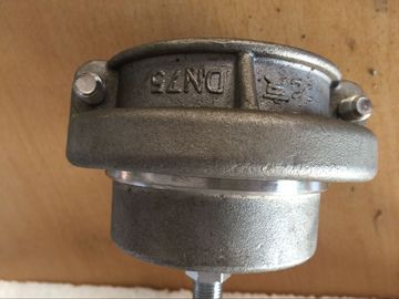 Geistes-75mm PVC-Kunststoffrohr-Endstöpsel-halbrunde Topf-Form-Nickel-Beschichtungs-Oberfläche