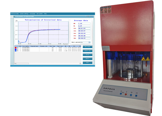 JSX-2000E Computergesteuertes rotorloses Vulkanierungsinstrument aus Gummi
