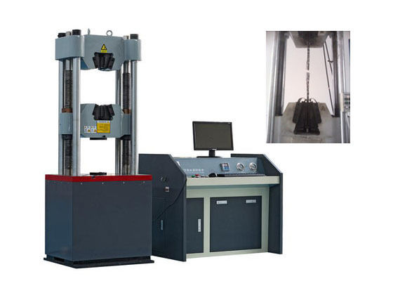 Präzise Analyse der mechanischen Eigenschaften mit servohydraulischer Prüfmaschine für Stahlstränge im Maschinenbau