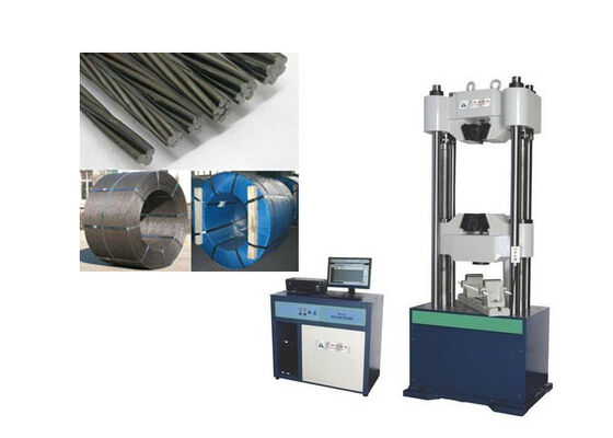 Servohydraulische Prüfmaschine mit hydraulischem Greifsystem, das über ein Drucktastenfeld bedient wird, für eine benutzerfreundliche Materialprüfung