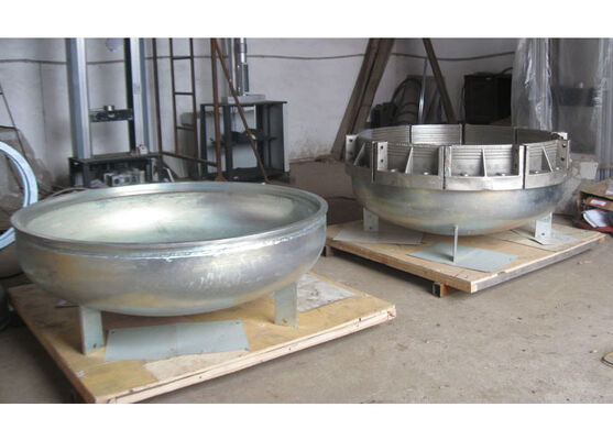 DN 1400 mm Kunststoffrohr-Endkappen mit A-Struktur-Befestigung für maximale Haltbarkeit und extrem hohe Druckfestigkeit