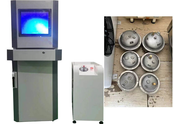 Hydrostatische Druckprüfmaschine zur Druckfestigkeitsprüfung von Kunststoffrohren, Tanks und hydraulischen Komponenten