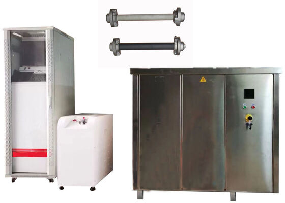 Hydrostatische Druckprüfmaschine für Kunststoffrohre zur hydrostatischen Berst- und Langzeitdruckprüfung von thermoplastischen Rohren